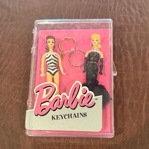 Barbie Keychains - Pink, Black, and White